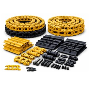 track chains, shoes, pads, and links