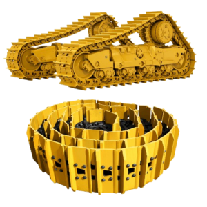 Dozer track assemblies