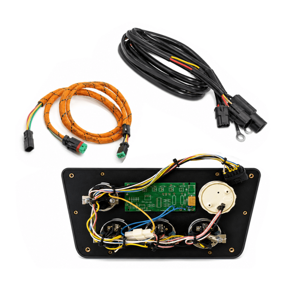 Dozer electrical components and wiring