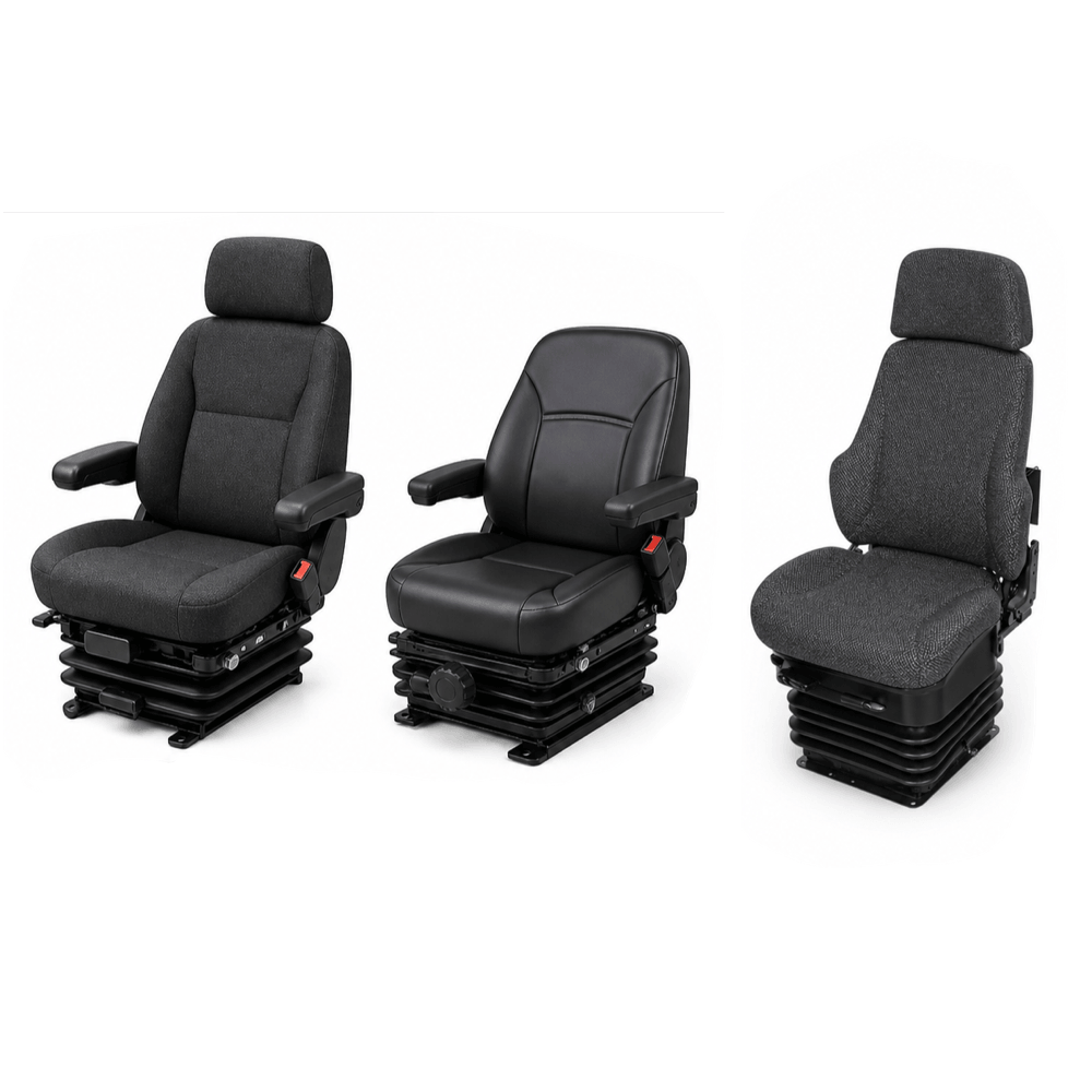 operator seats, chairs and suspension systems for bulldozers