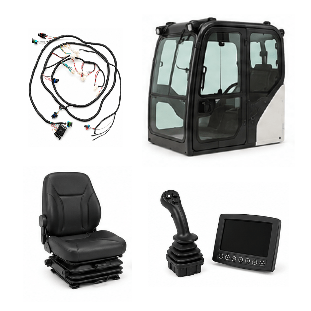 Bobcat cab and electrical components