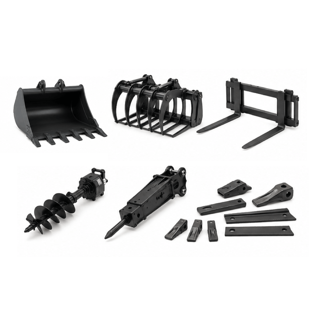 Bobcat attachments, buckets, GET, and teeth for skid steers, CTLs and other Bobcat equipment