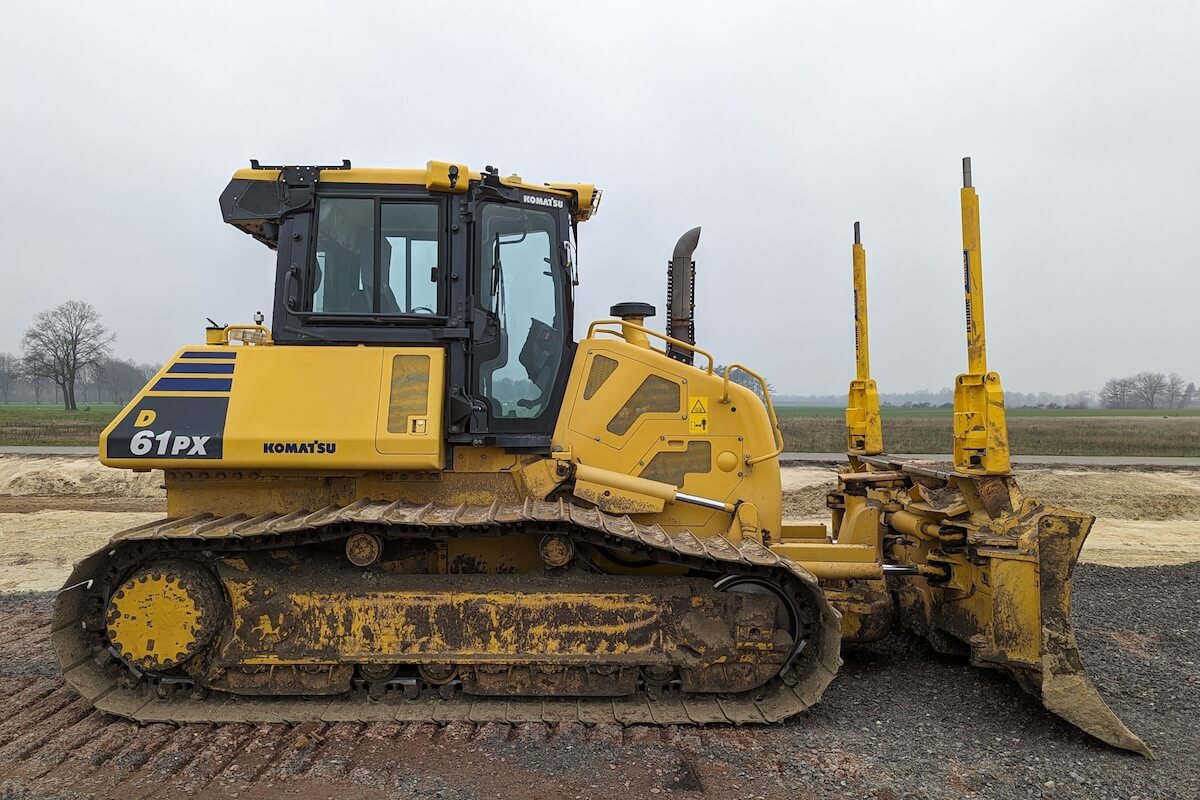 Komatsu D61PX dozer in the field