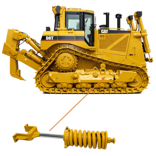 aftermarket dozer track adjuster and track tensioner