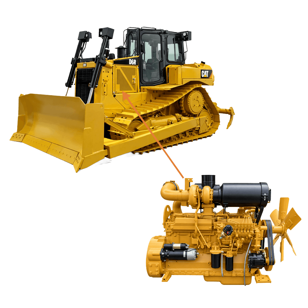 aftermarket dozer engine parts and complete bulldozer engines