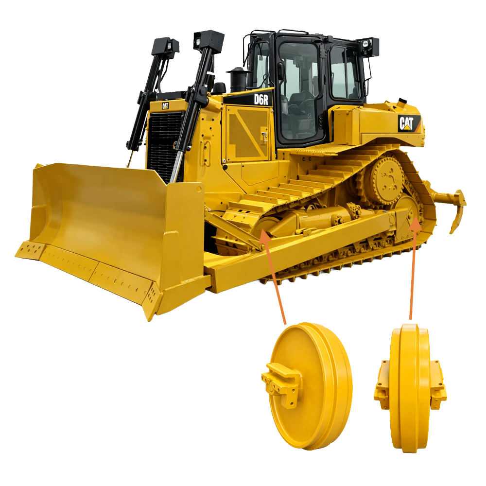 aftermarket dozer idlers (front and rear idlers)